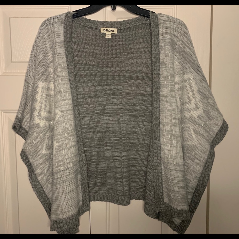 Light Grey Cover Up Sweater